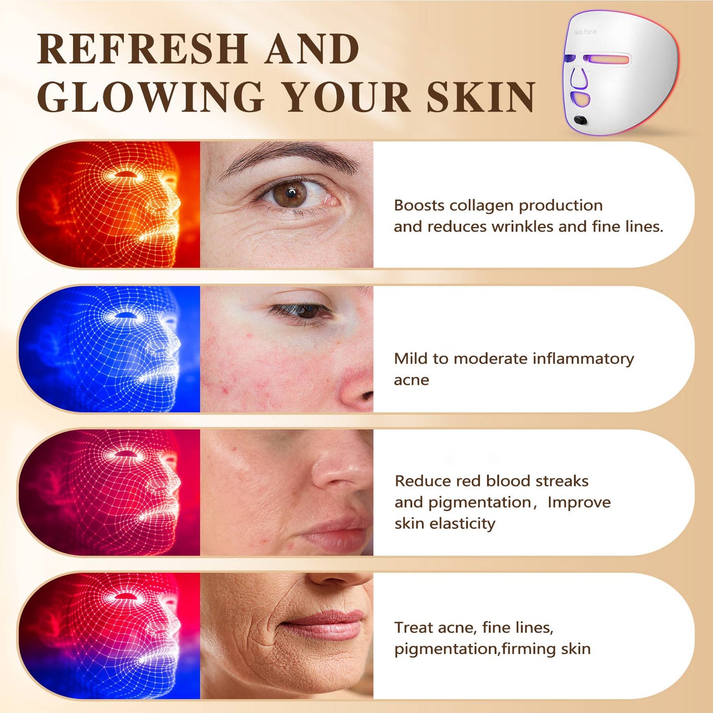 Glowexia Radiance LED Face Mask